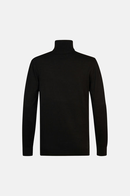 Pull col roulé noir - Petrol Industries®