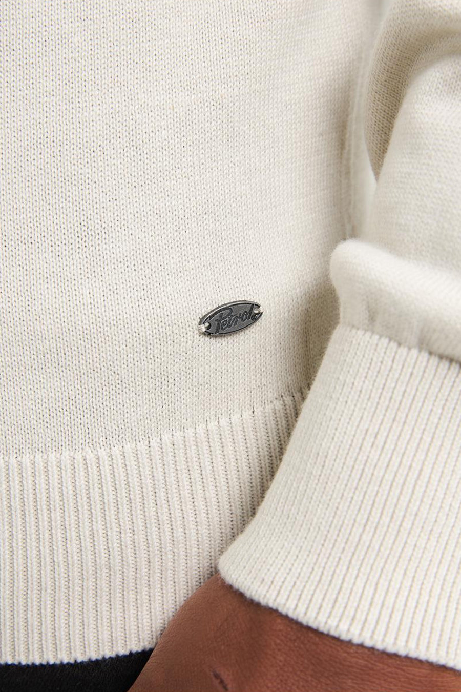 Pull à col rond - écru