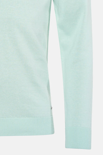 Pull à col rond - vert