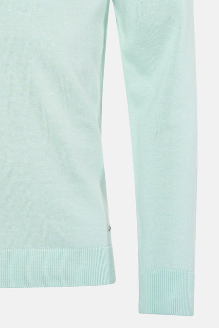 Pull à col rond - vert