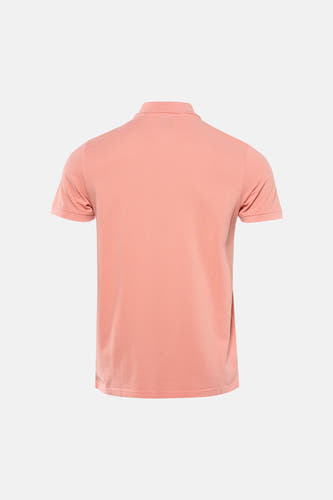 Polo rose à manches courtes de Petrol Industries®, dos uni.