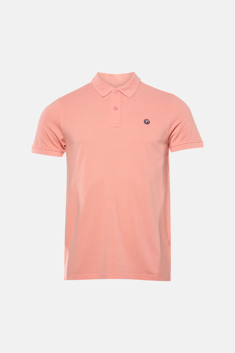 Polo à manches courtes - rose