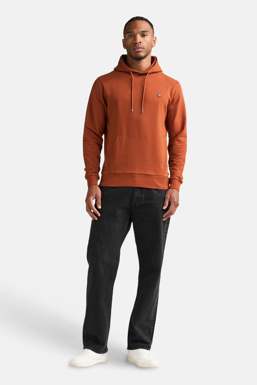 Sweat à capuche - brun