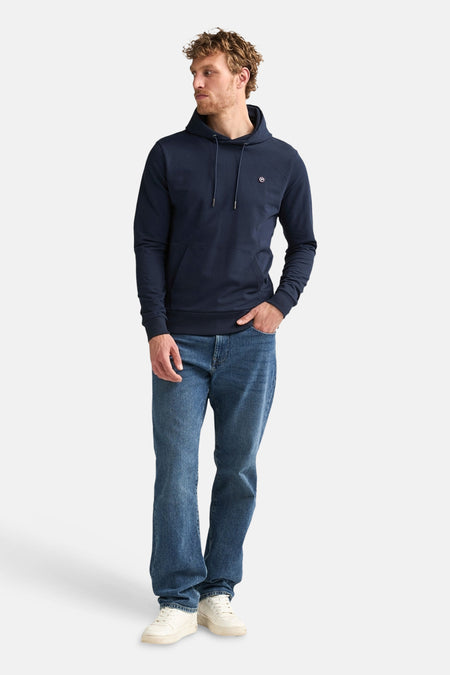 Sweat à capuche - bleu