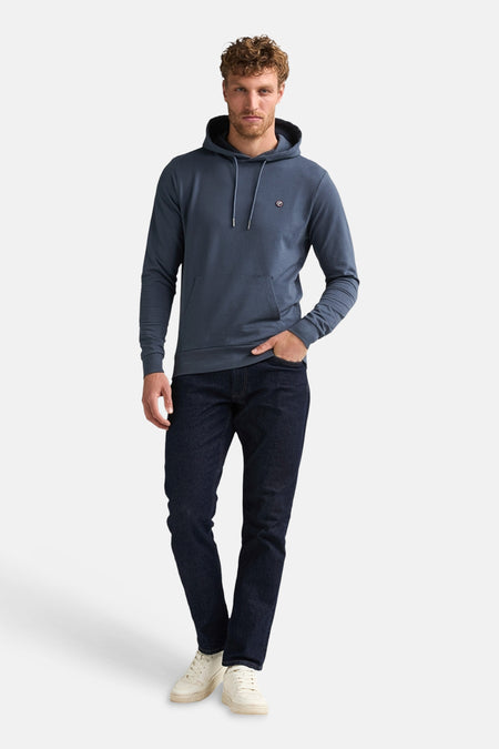 Sweat à capuche - bleu