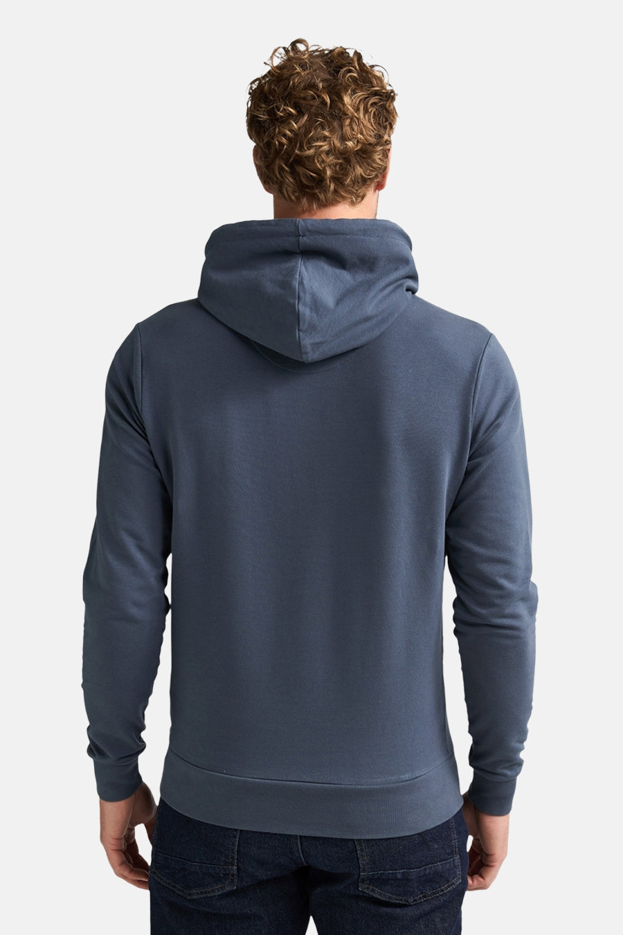 Sweat à capuche - bleu