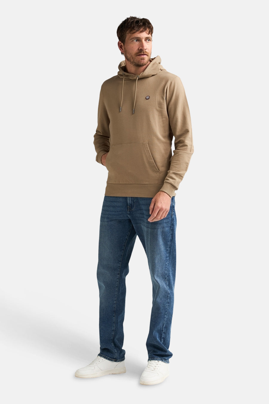 Sweat à capuche - beige