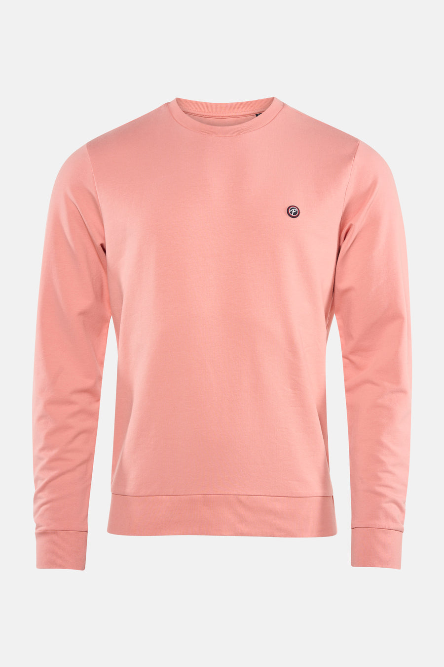 Gilet rose de Petrol Industries® avec des manches longues et un petit logo sur la poitrine.