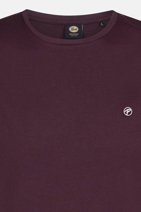 T-shirt à manches courtes - bordeaux