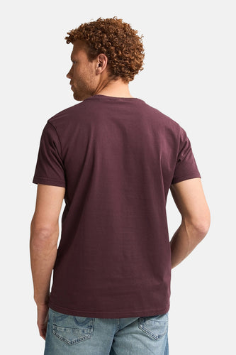 T-shirt à manches courtes - bordeaux - Petrol Industries®