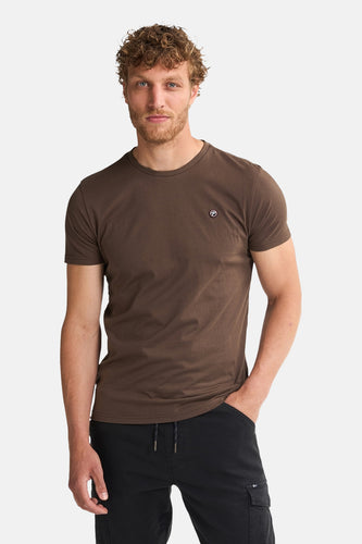 T-shirt à manches courtes - brun