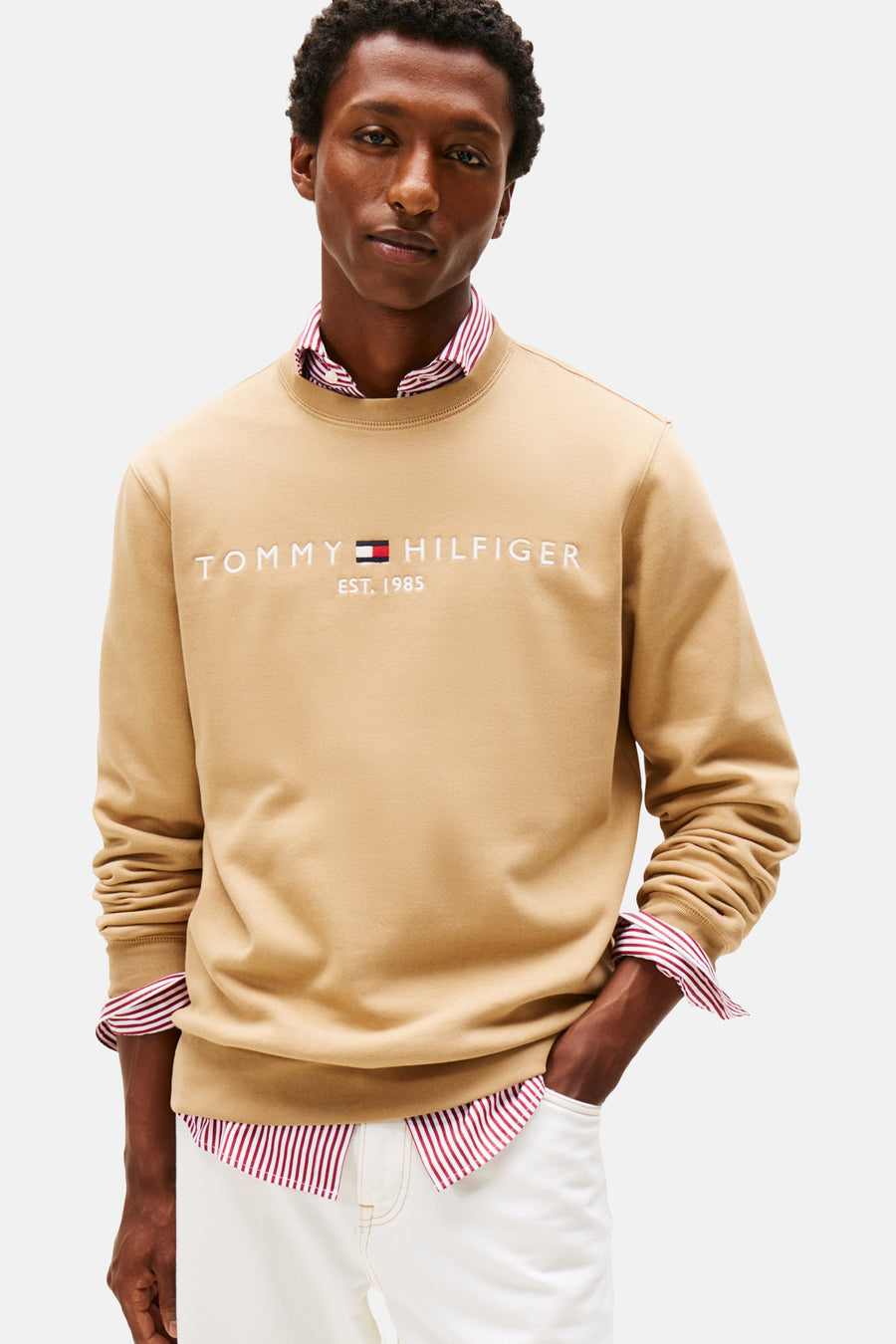 Sweat - beige - TOMMY HILFIGER