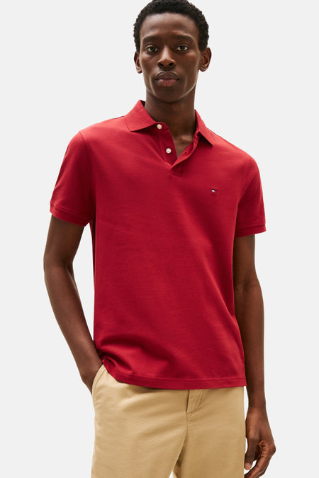 Polo à manches courtes - Bordeaux