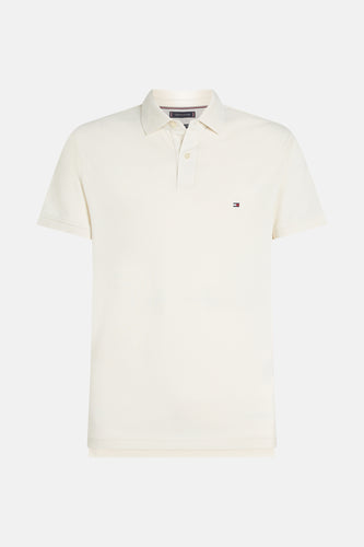 Ivoorwit Tommy Hilfiger poloshirt.