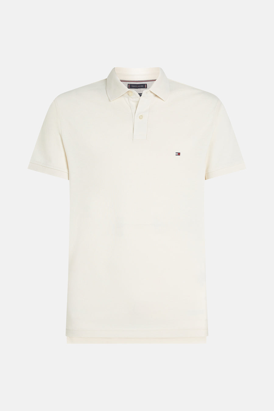 Ivoorwit Tommy Hilfiger poloshirt.