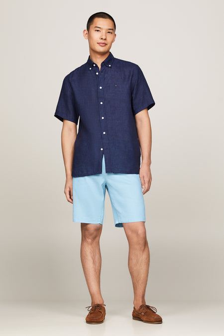Chemise (manches courtes) Bleu - Tommy Hilfiger