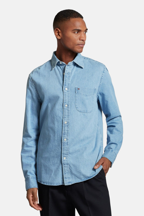Chemise en jean Light blue denim - Tommy Hilfiger