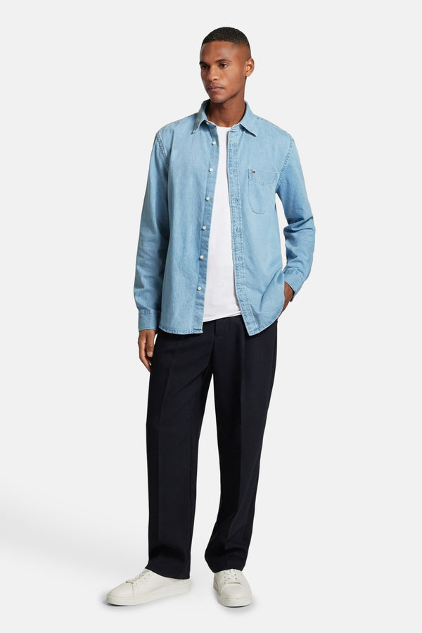 Chemise en jean Light blue denim - Tommy Hilfiger