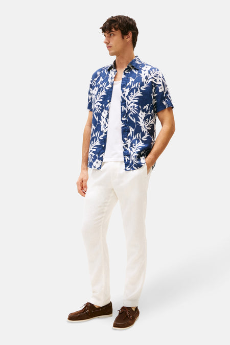 Chemise à manches courtes - bleu