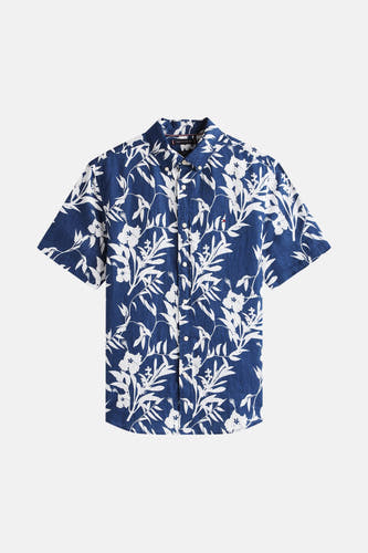 Chemise à manches courtes - bleu