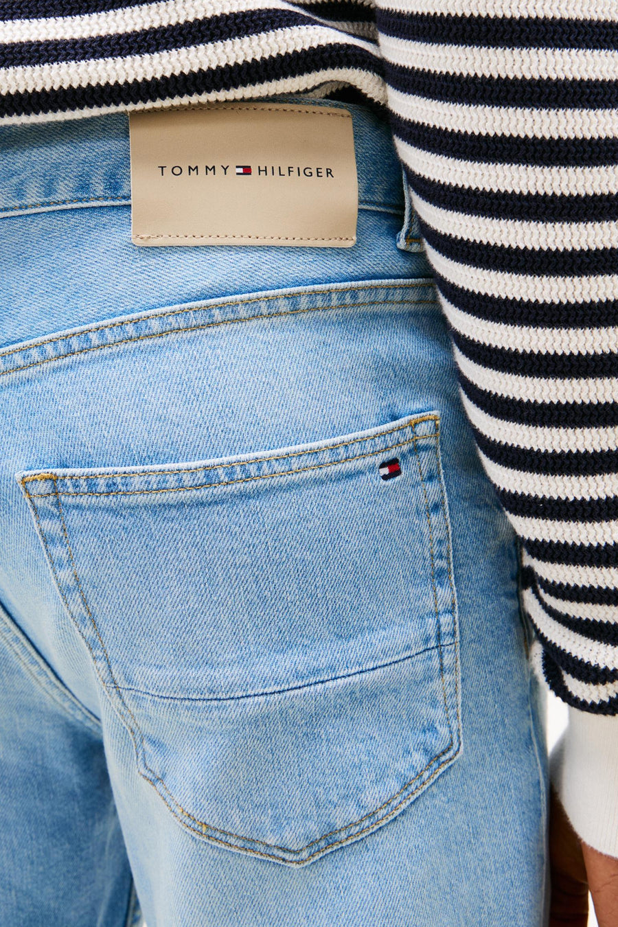Jeans straight light blue denim - TOMMY HILFIGER