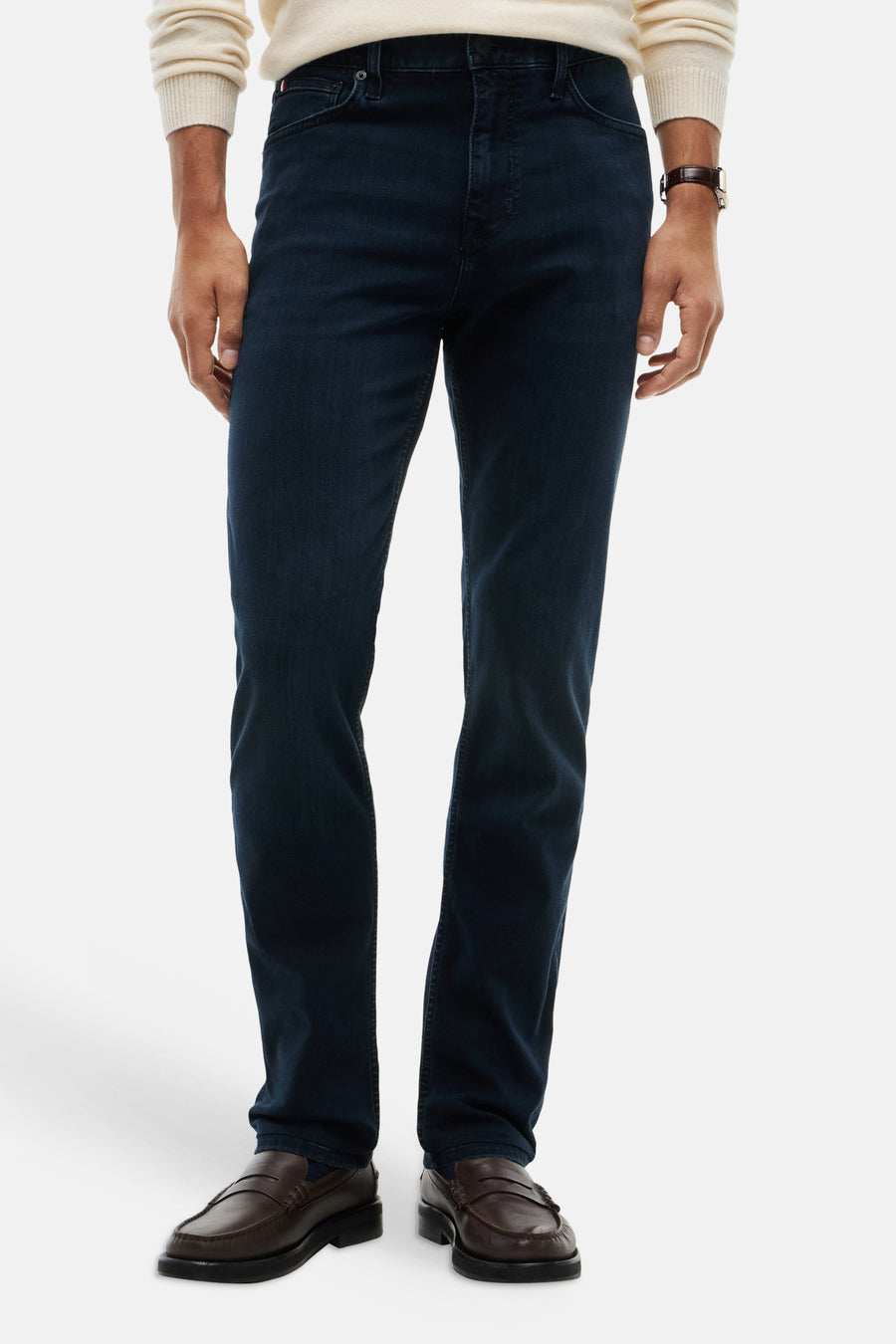 DENTON - blue black denim