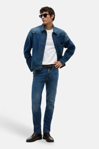 BLEECKER - mid blue denim