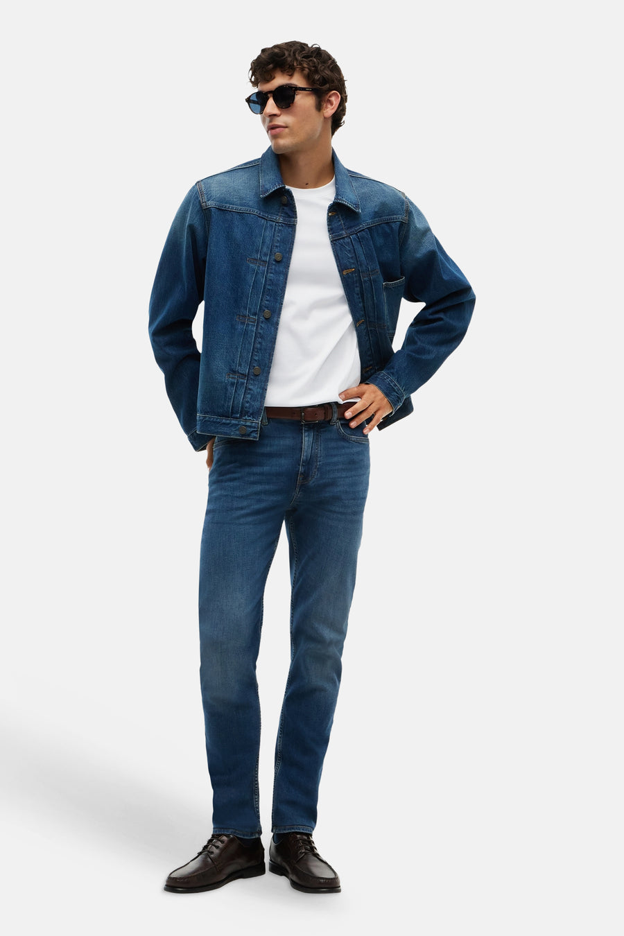 BLEECKER - mid blue denim