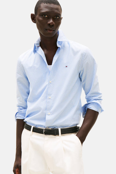 Chemise à manches longues - bleu