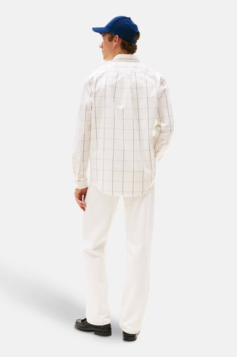 Chemise à manches longues - beige
