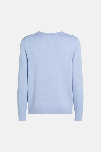 Pull à col rond - bleu