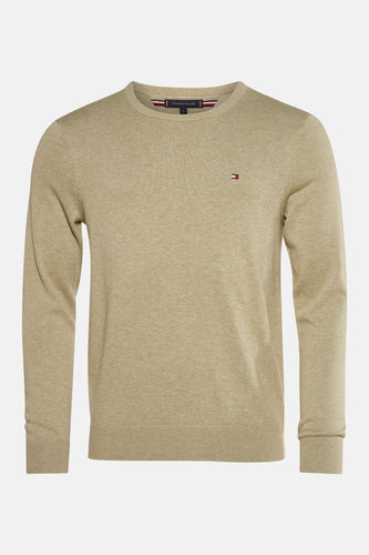 Pull à col rond - vert - TOMMY HILFIGER