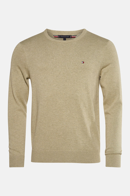 Pull à col rond - vert