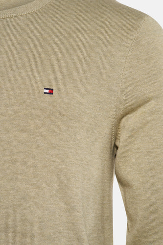 Pull à col rond - vert - TOMMY HILFIGER