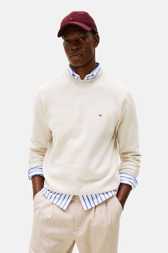Sweat col O Écru - TOMMY HILFIGER