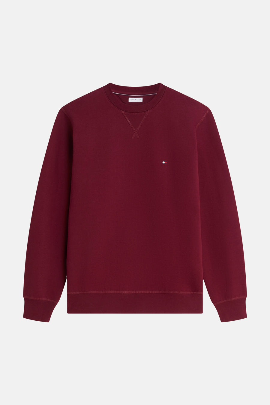 Sweat col O - Bordeaux