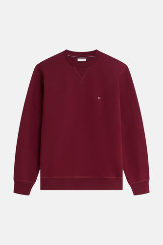 Sweat col O - Bordeaux