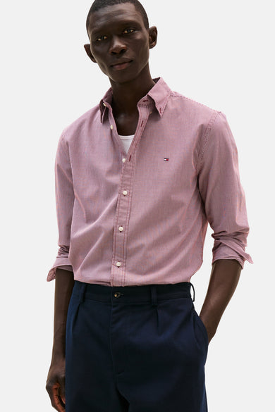 Chemise à manches longues - rouge