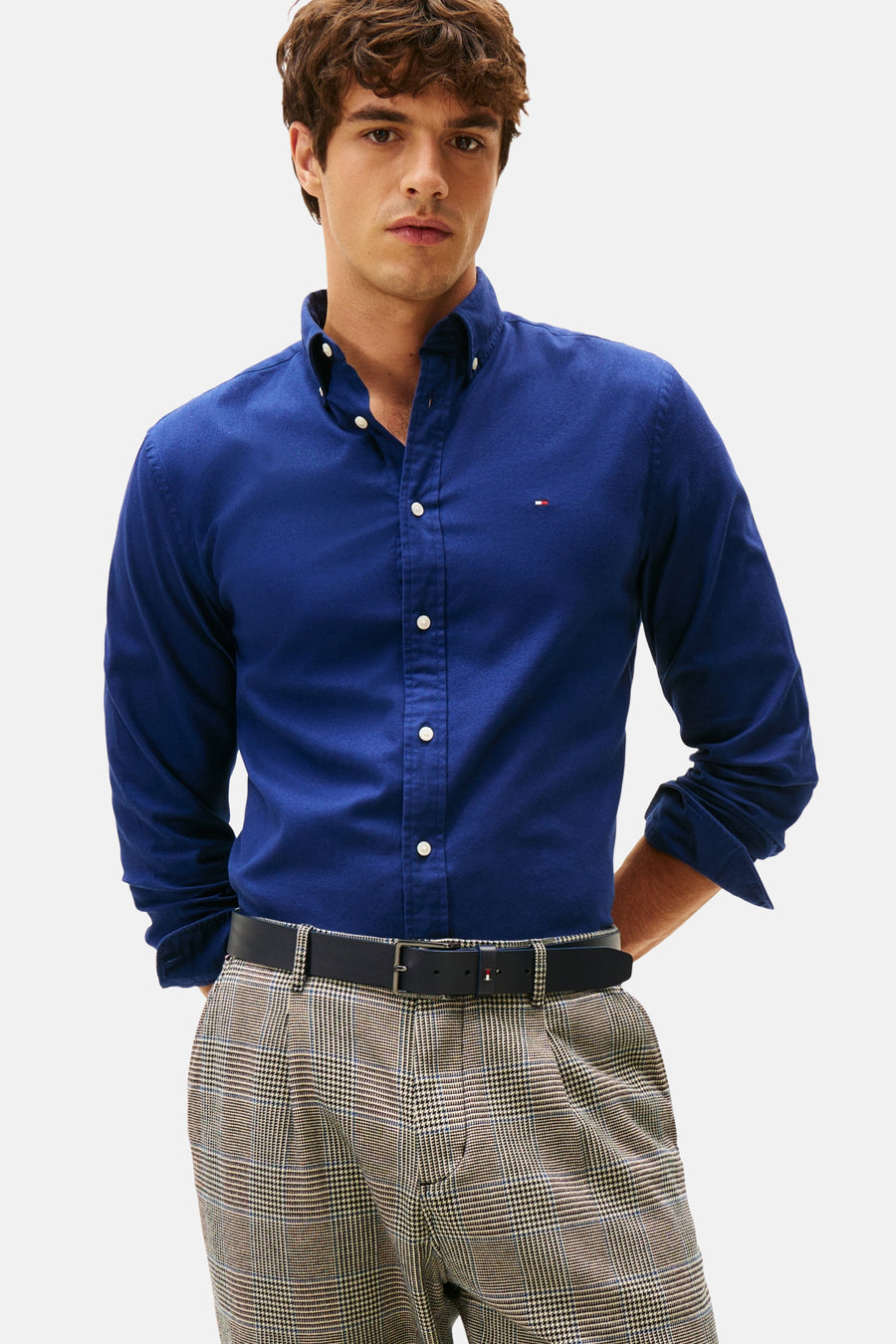 Chemise à manches longues - bleu