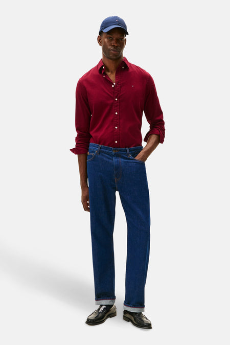 Chemise à manches longues - Bordeaux