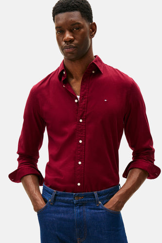 Chemise à manches longues - Bordeaux