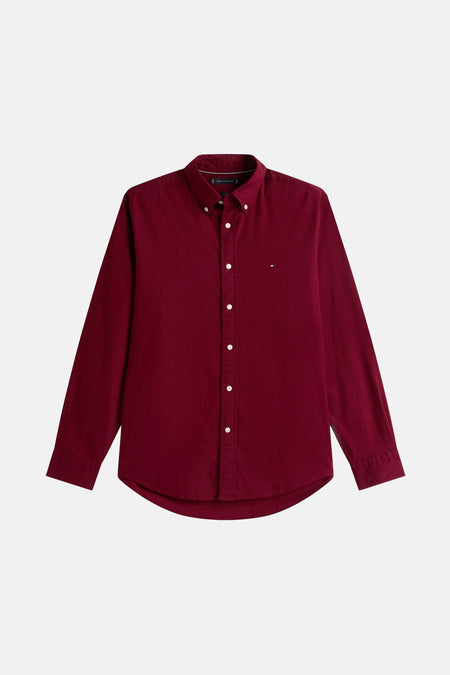 Chemise à manches longues - Bordeaux