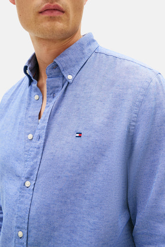 Chemise (manches longues) bleu - TOMMY HILFIGER - TOMMY HILFIGER - 5