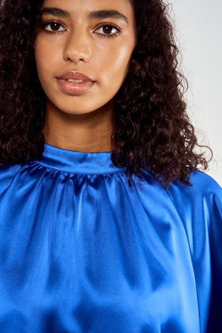 Chemise &agrave; manches longues - bleu