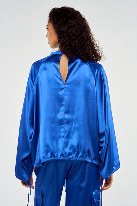 Chemise &agrave; manches longues - bleu