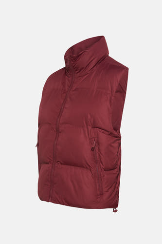 Gilet de corps HAILYS, avec fermeture éclair et col montant.