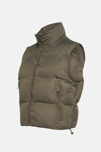 Gilet de corps HAILYS avec col montant et poches à fermeture éclair.