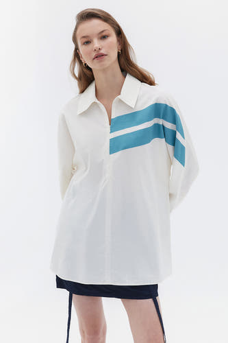 Chemise &agrave; manches longues - blanc
