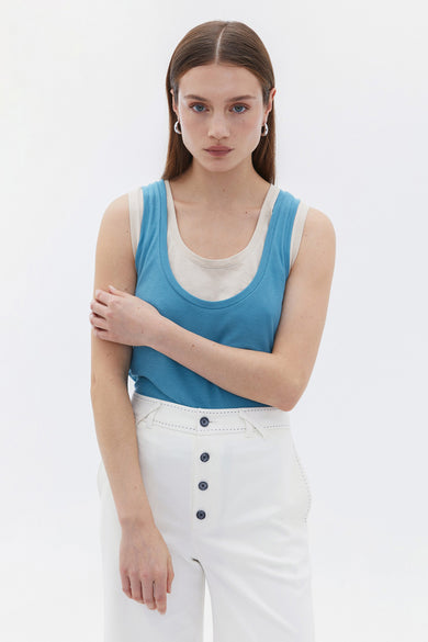 Top - bleu
