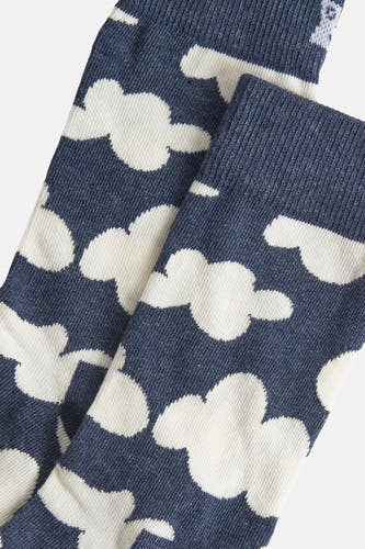 Chaussettes bleues de Happy Socks® avec un motif nuageux.